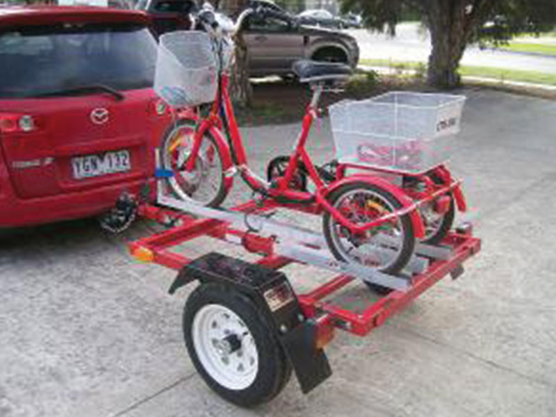 diy flatbed bike trailer