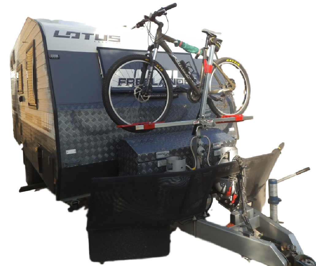 spare wheel bike carrier caravan