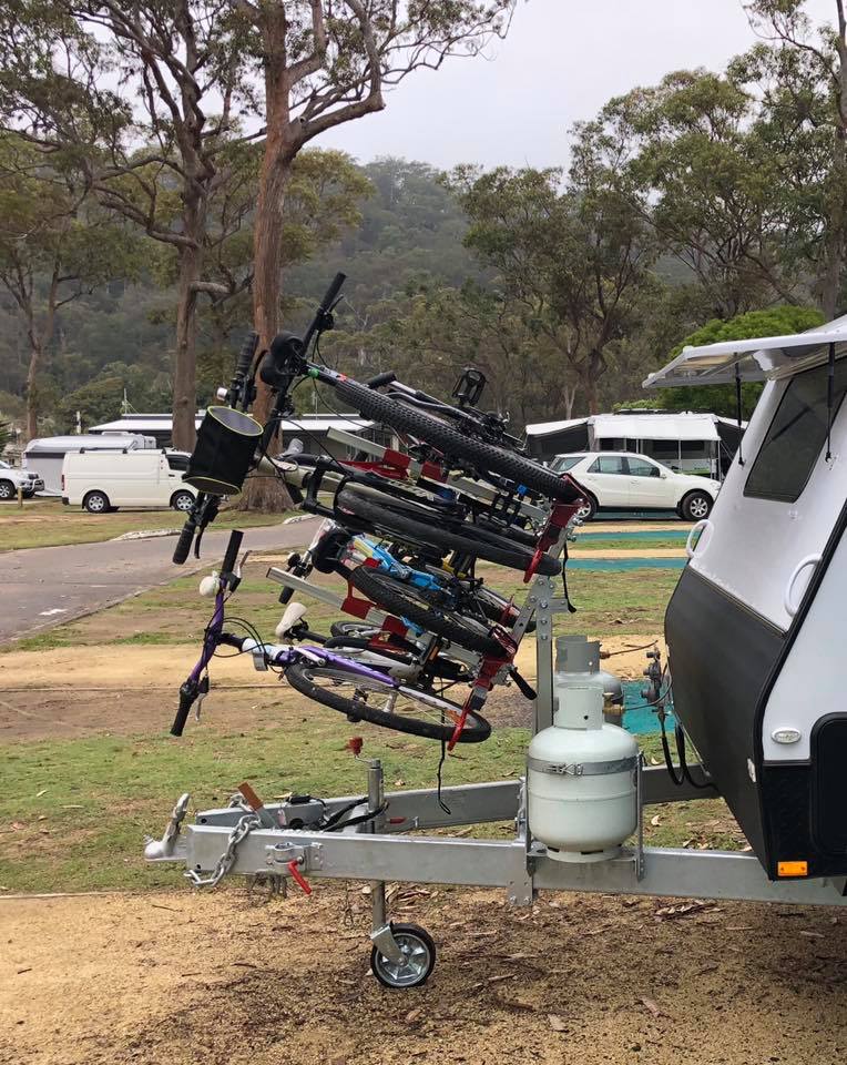 4 bike rack for caravan