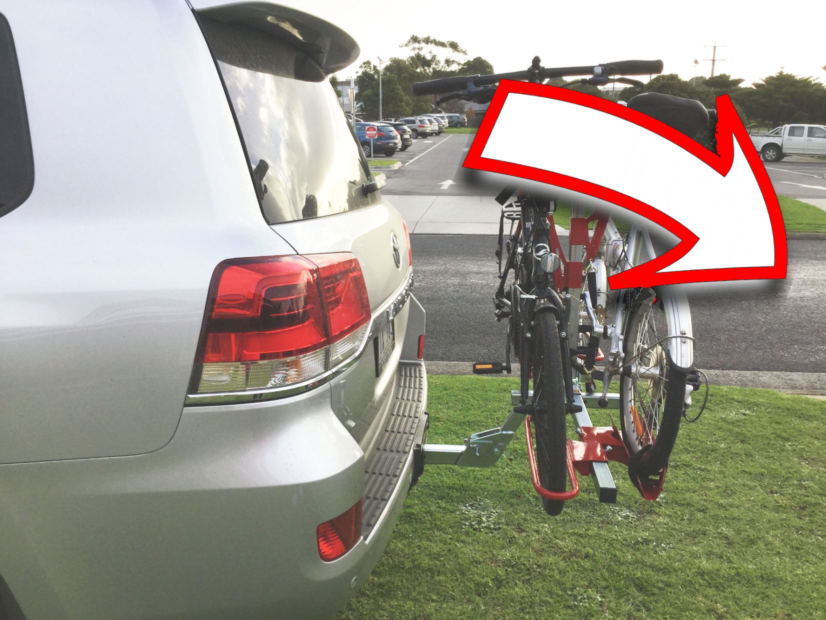 tow bar bike rack 2