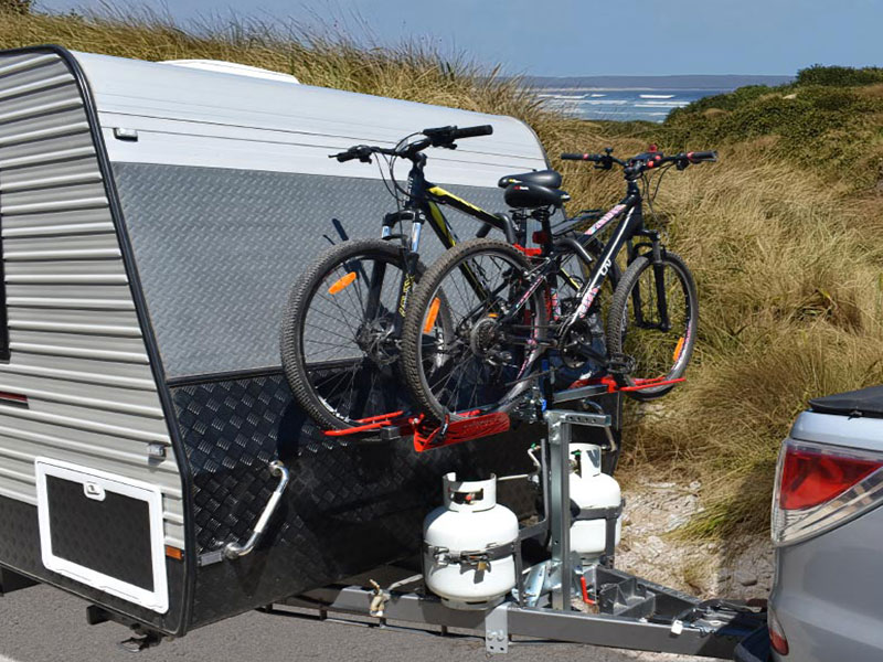 two bike caravan rack