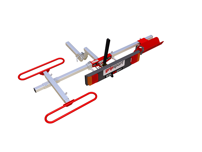 GS-Trike+ Tow Bar Bike Rack With Light Assembly