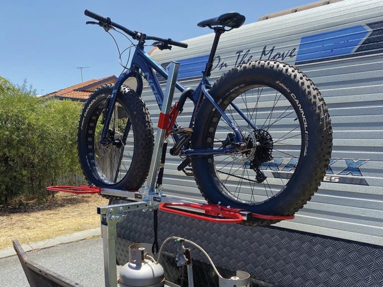 On The Move Traxx Caravan Bike Rack GripSport