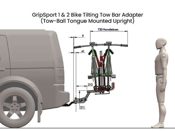 Car bike rack adaptor online