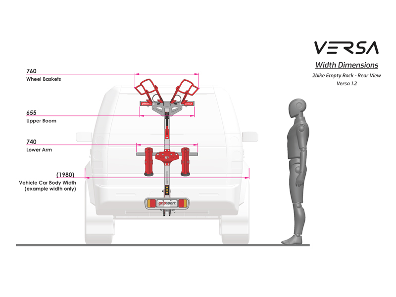Gripsport Versa 1.2 Vertical Bike Rack